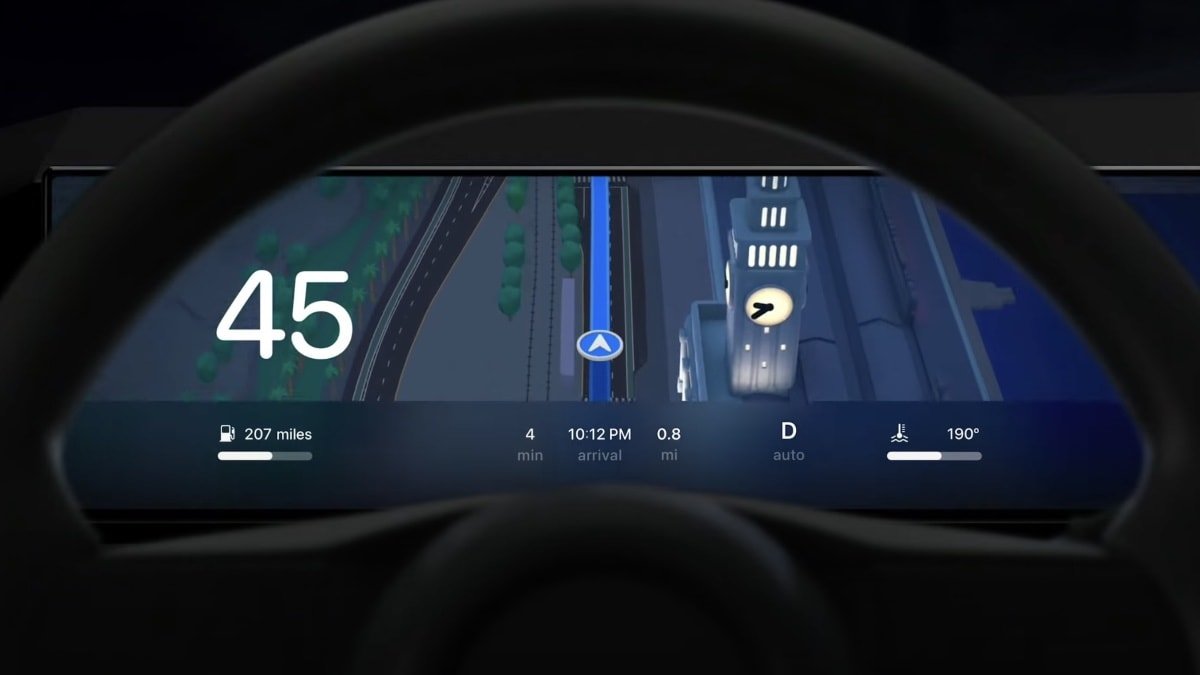 CarPlay with Apple Maps navigation