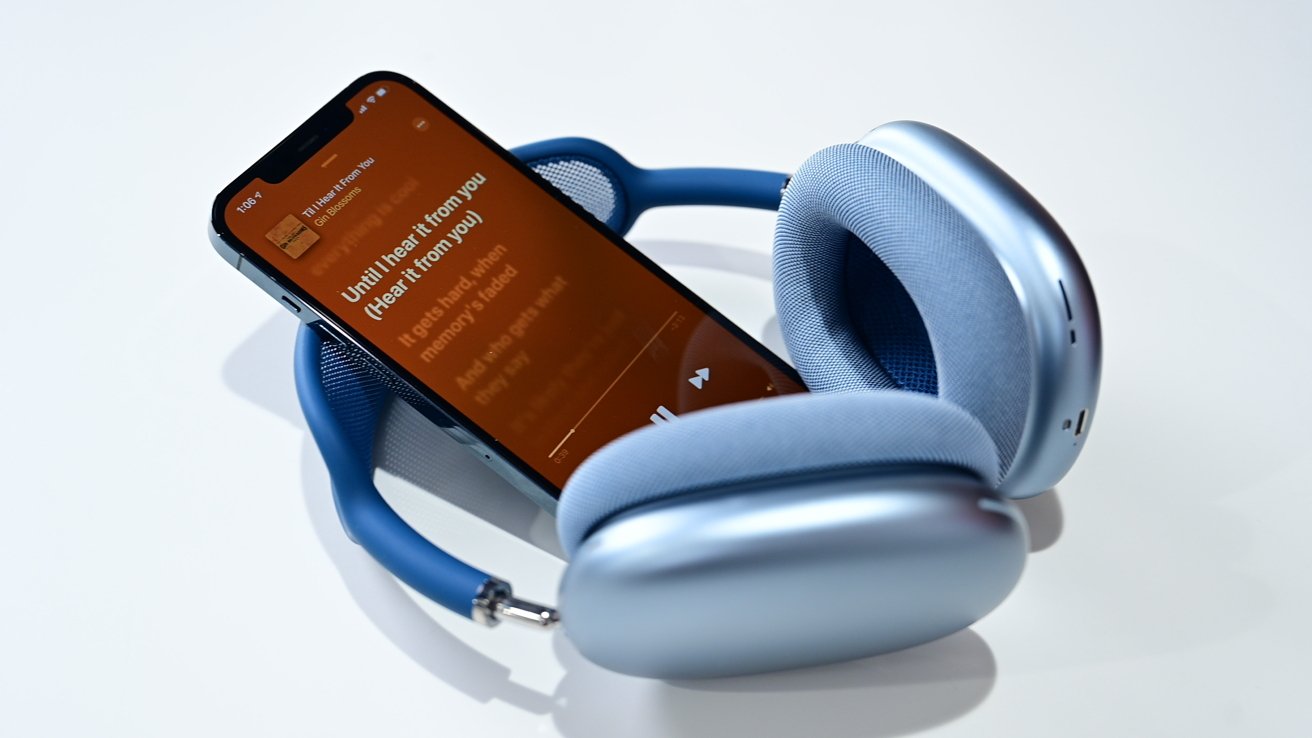 Mendengarkan Apple Music di AirPods Max