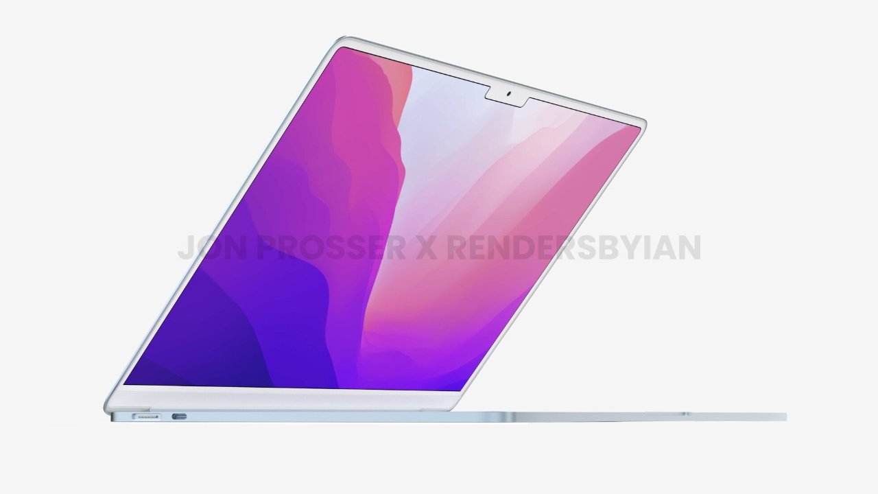 Prosser's revised renders showed a notch and MagSafe port