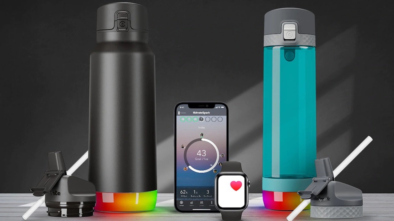 3-in-1 Insulated Smart Water Bottle(Glows to Remind You to Stay Hydrated)