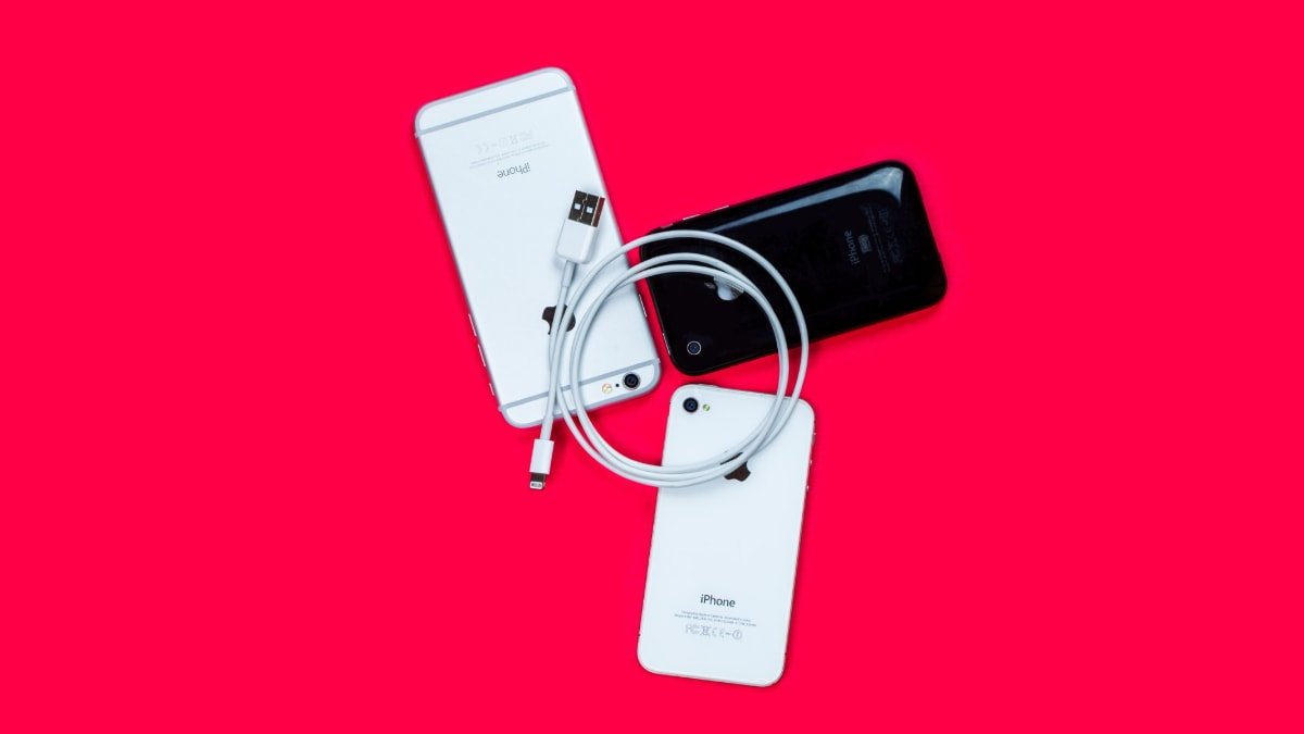 iPhones with a USB-A Lightning cable