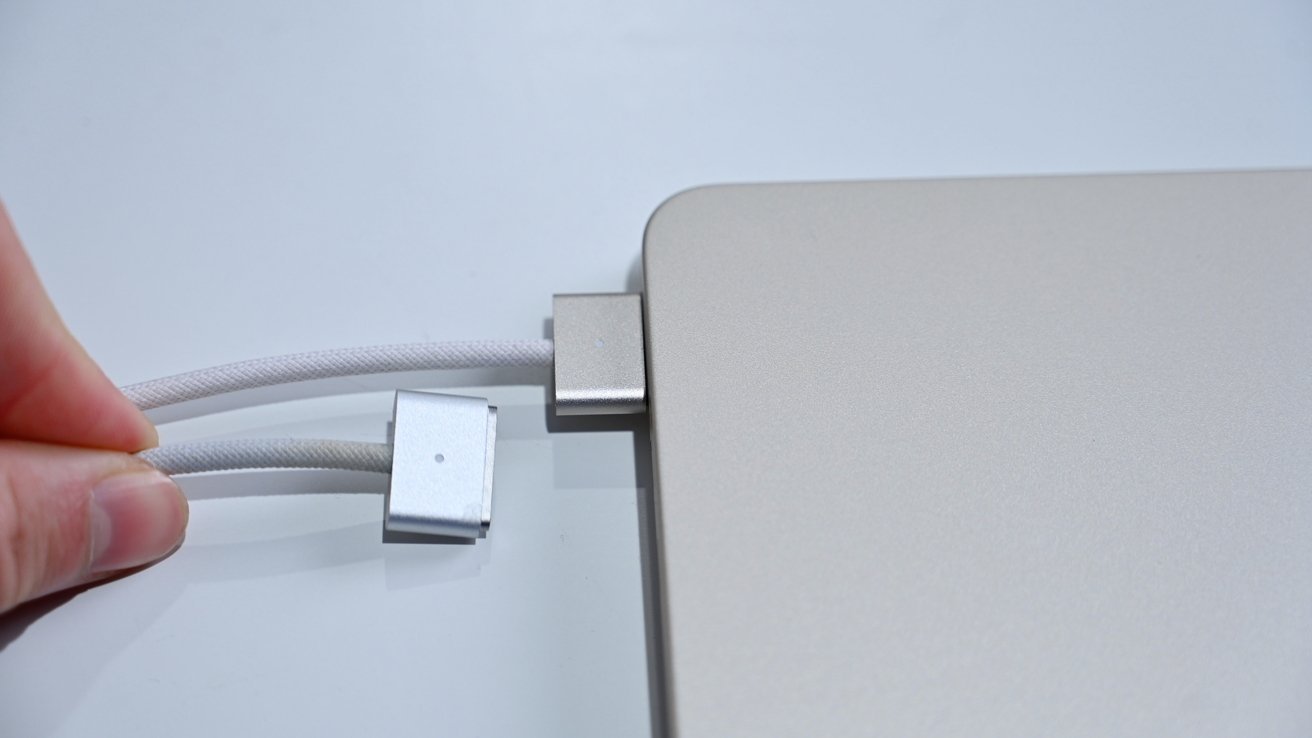 Each MacBook Air ships with a color-matched MagSafe cable