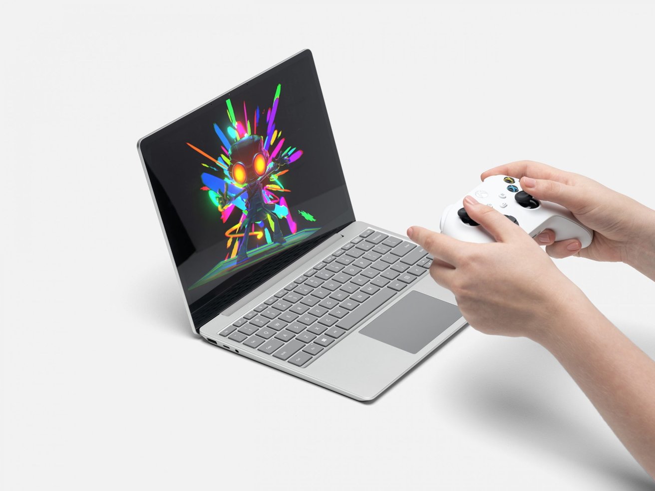 You could play games on the Surface Laptop Go 2, but probably not all day. 