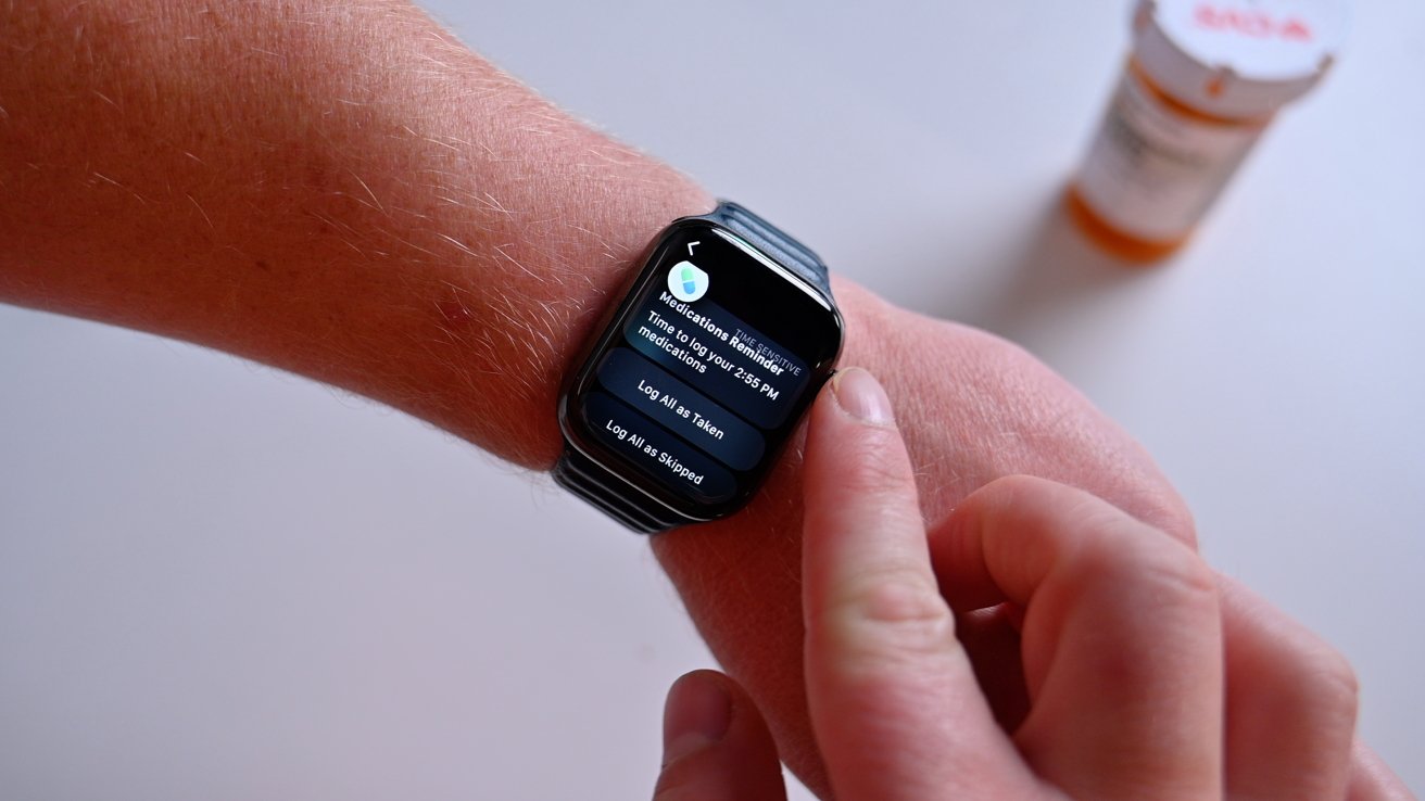 Logging medications on Apple Watch