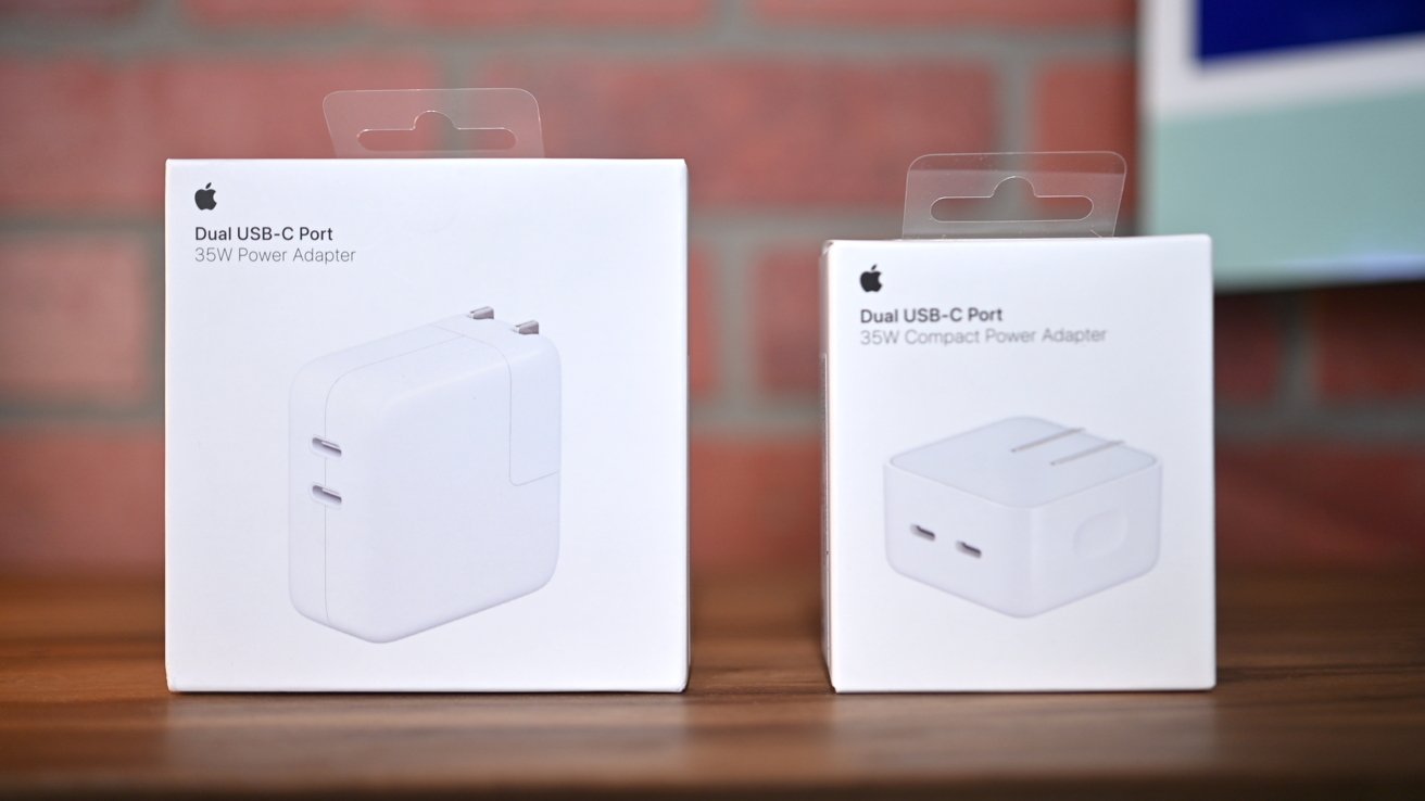 Boxes for Apple's new chargers