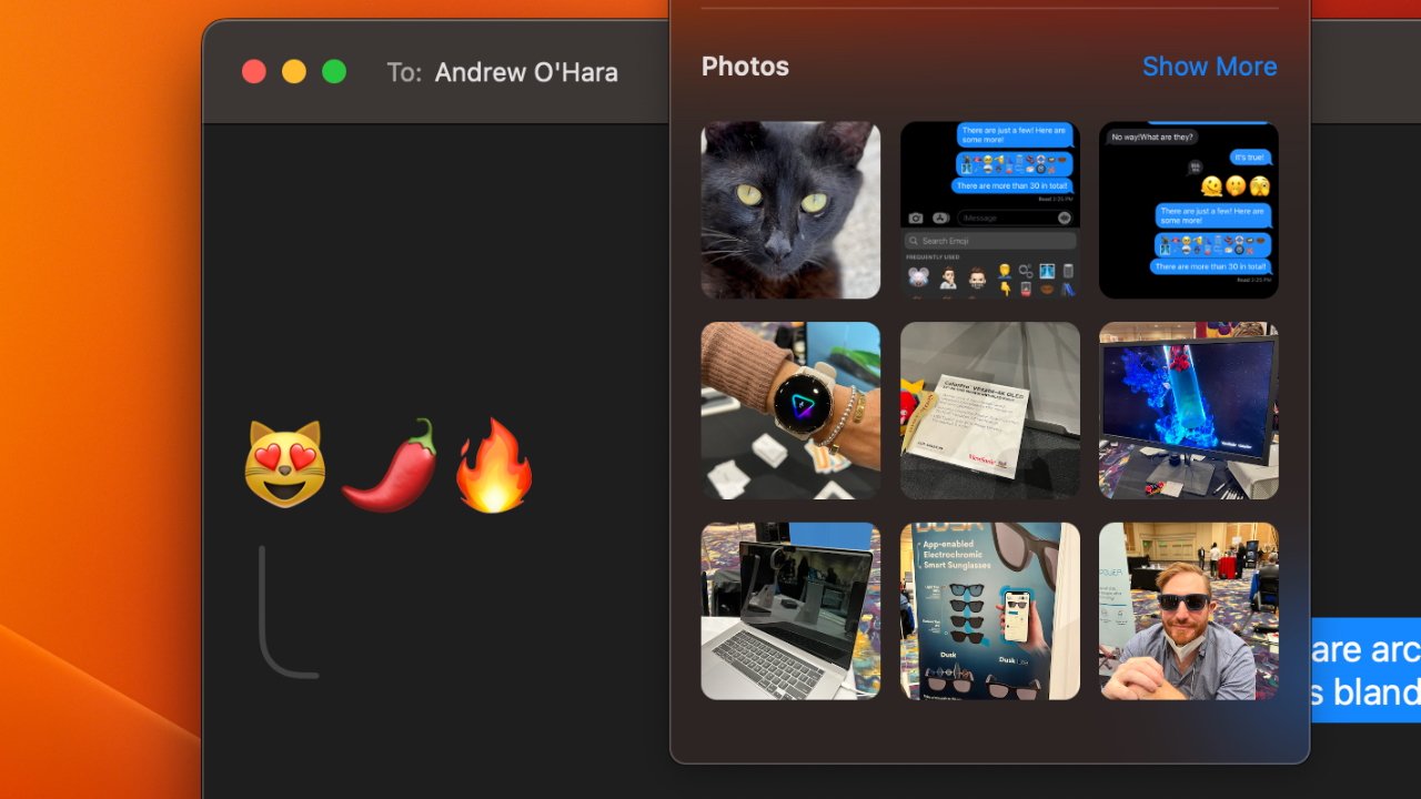 Get all the pictures from the chat using the info window