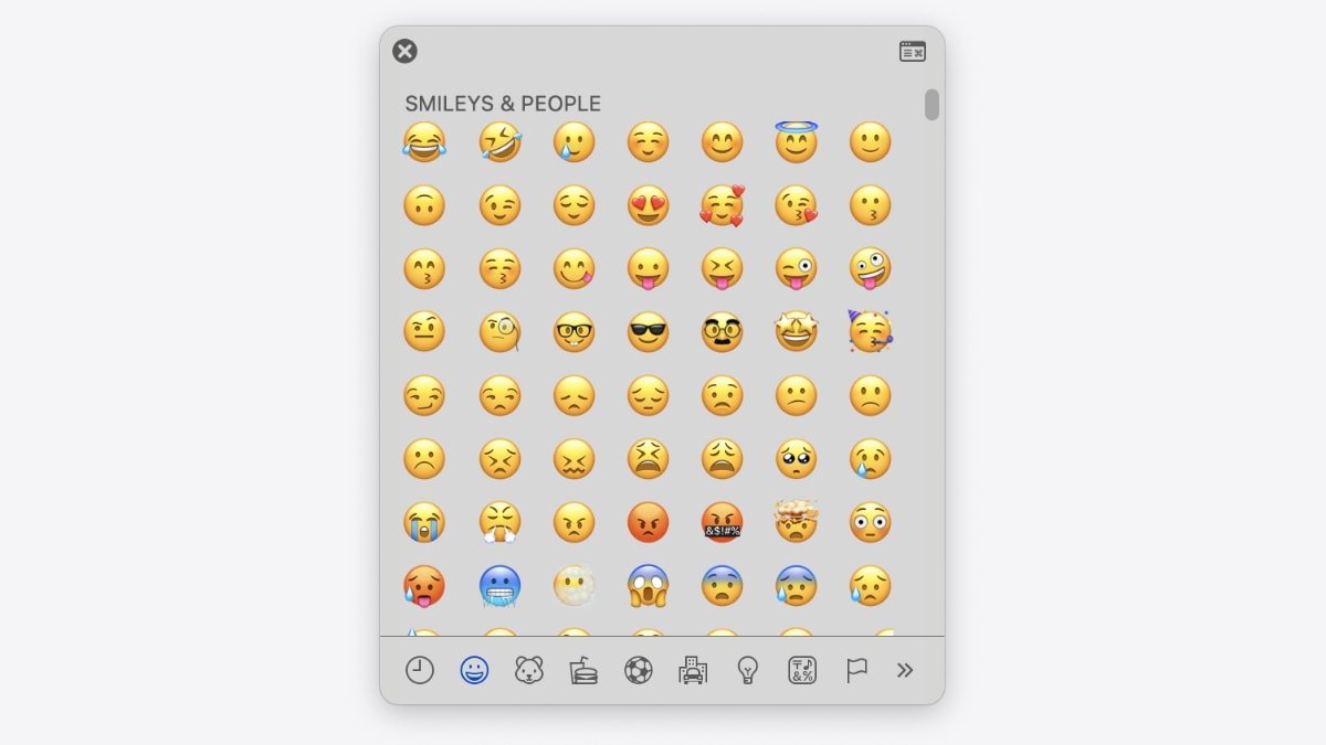 Emoji on Mac