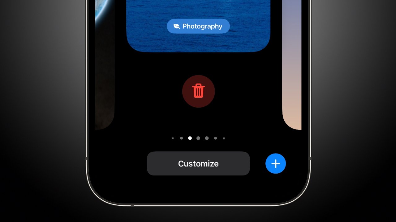 Delete Lock Screens with a swipe up