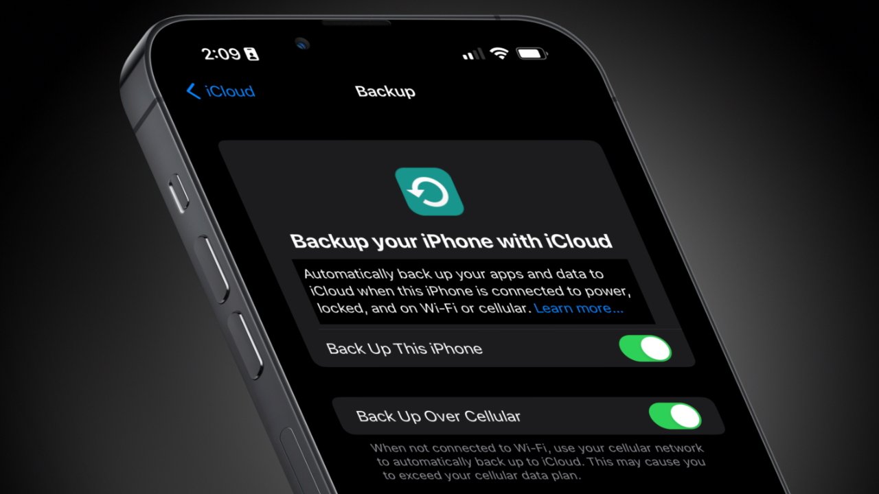 Sync iPhone backups over a cellular connection