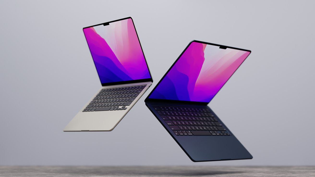 Apple M2 MacBook Air image renders reveal new design, colours and many more  changes