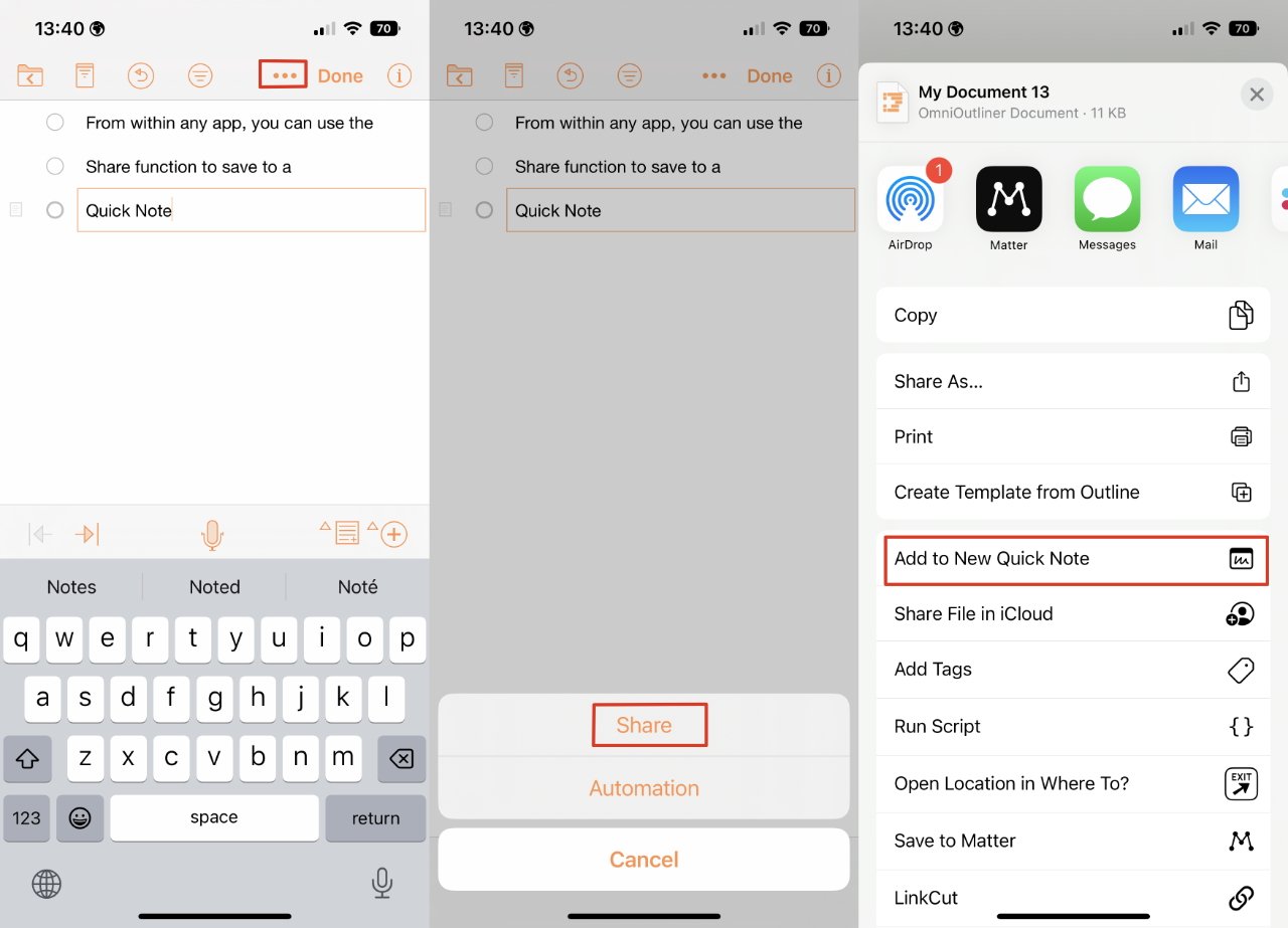 How To Create A Quick Note In Ios 16 Appleinsider