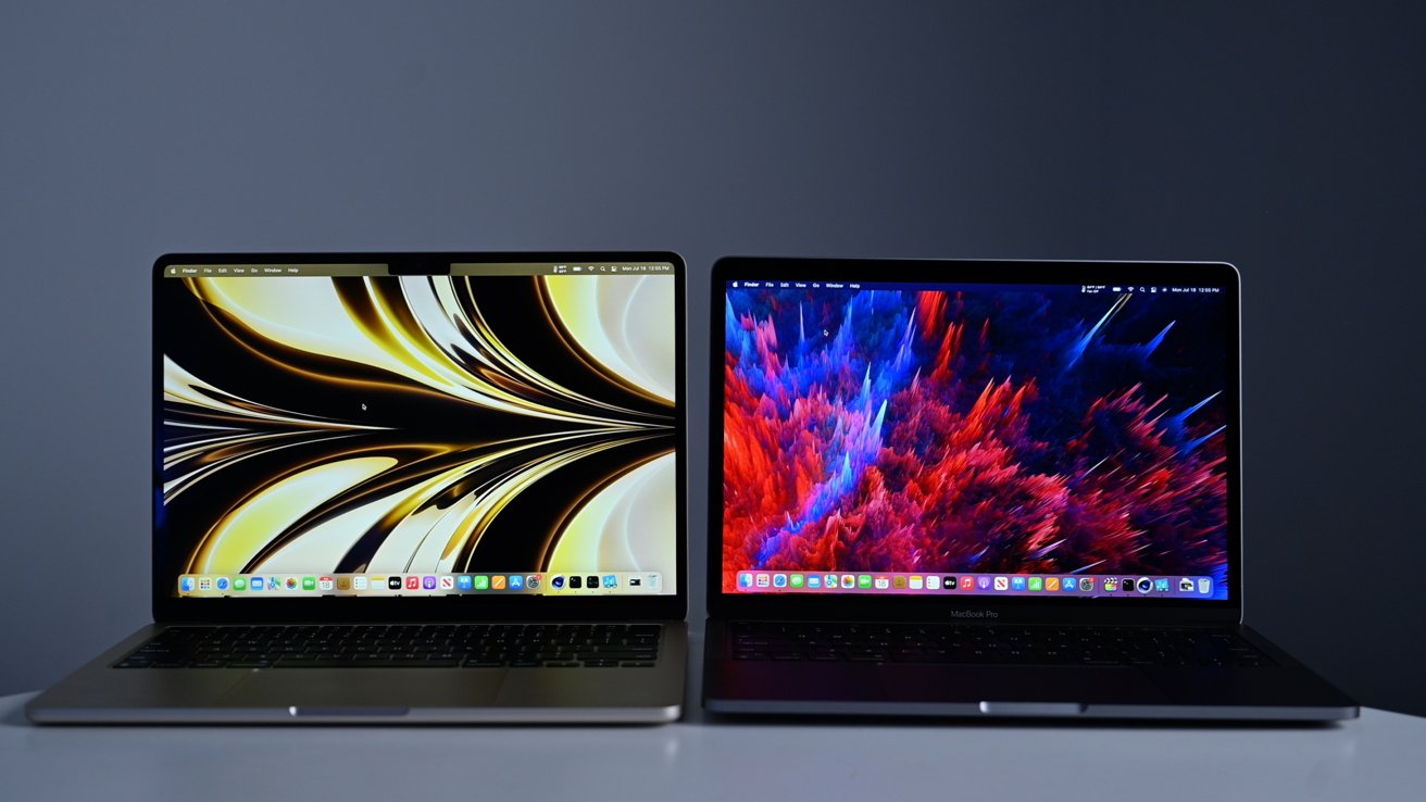 MacBook Air display versus MacBook Pro