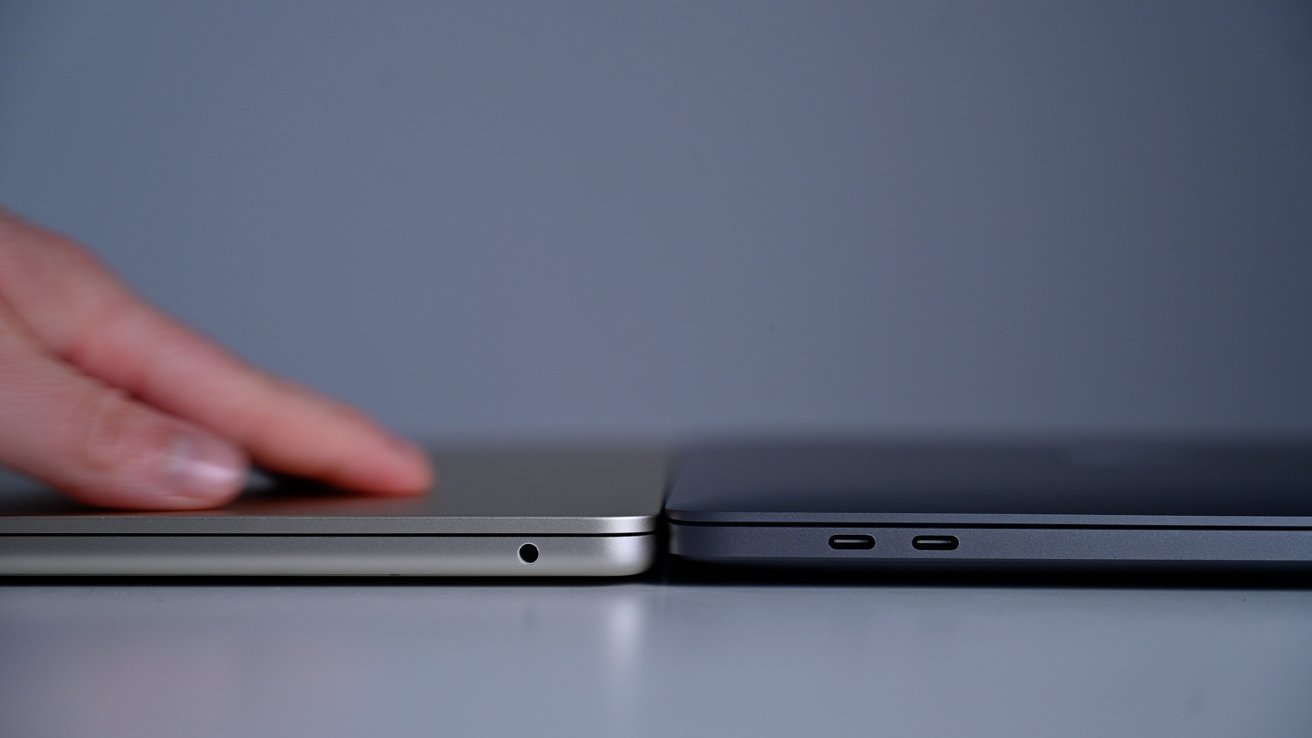 MacBook Air vs MacBook Pro thickness