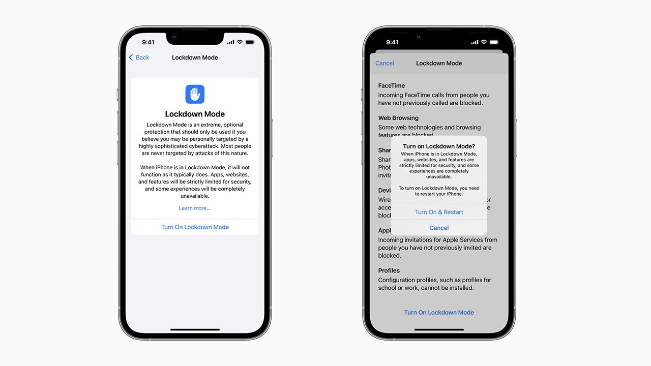 Apple Lockdown Mode