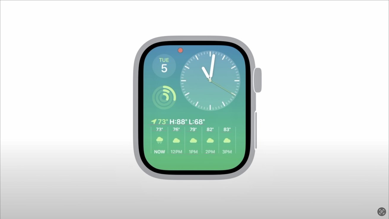 A screenshot from our instructional Apple Watch video