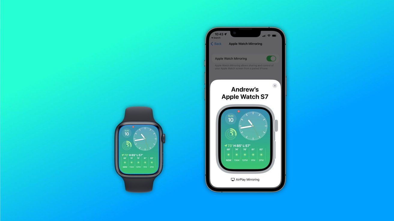 Hands on How to mirror your Apple Watch to iPhone in iOS 16