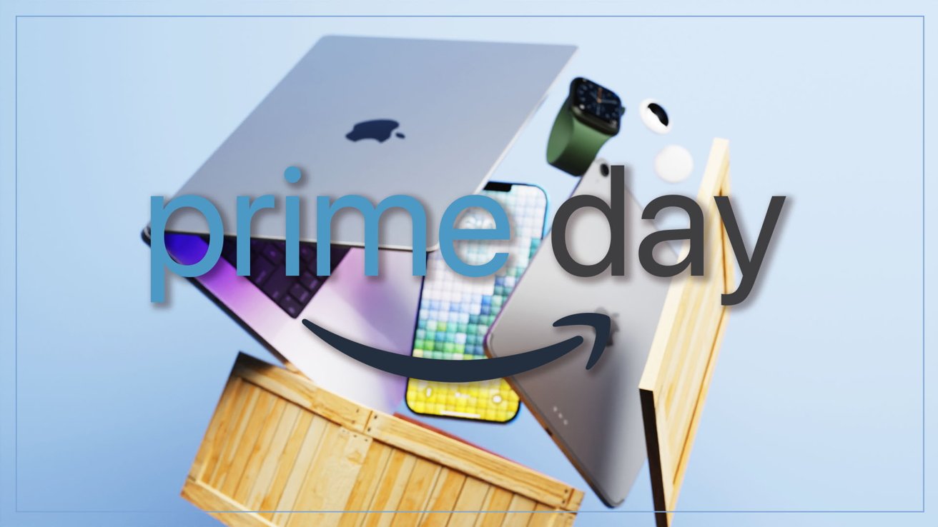 Apple devices coming out of box with Amazon Prime Day logo