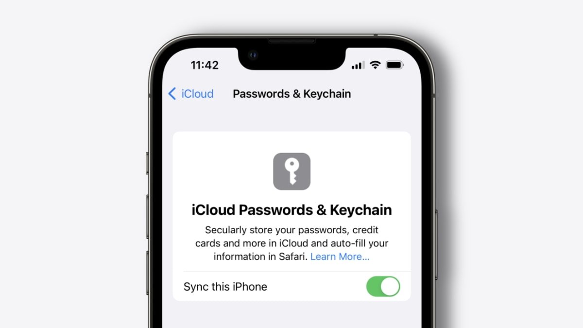 iCloud для ключей