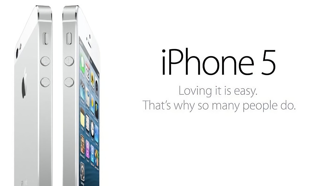 Til tross for bildeteksten ble iPhone 5 regelmessig avvist som uviktig i 2012