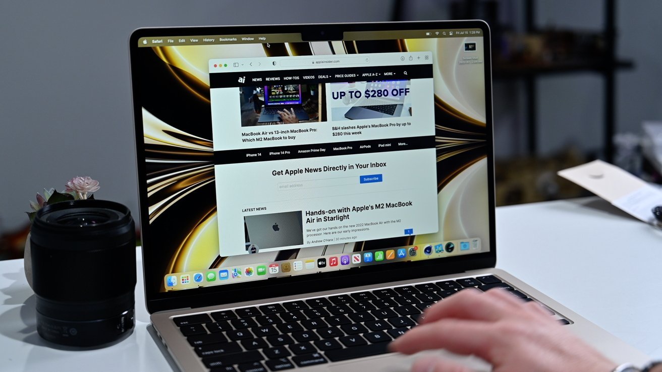 The MacBook Air still offers a headphone jack. The iPad Pro doesn't. 