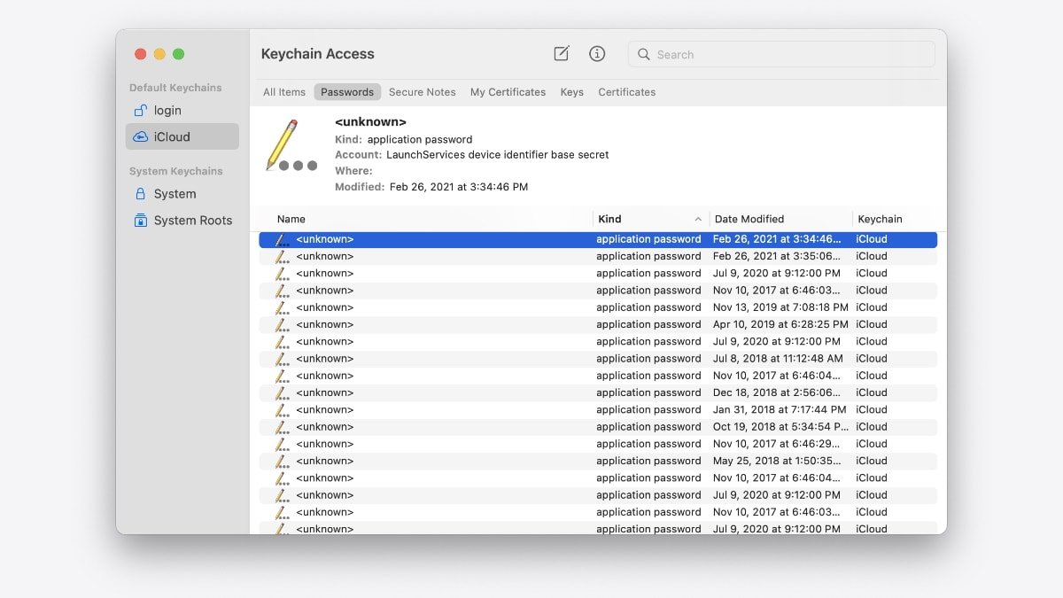 Keychain access and text edit open when mac deals starts