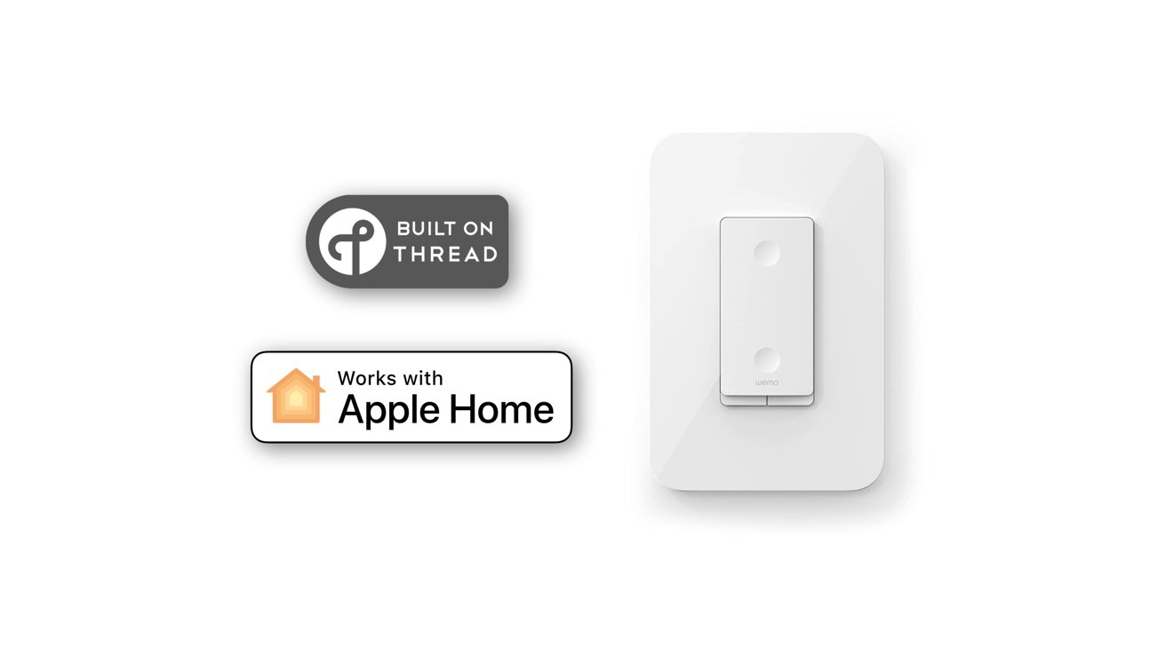 The new Belkin Wemo Smart Dimmer V2 with Thread