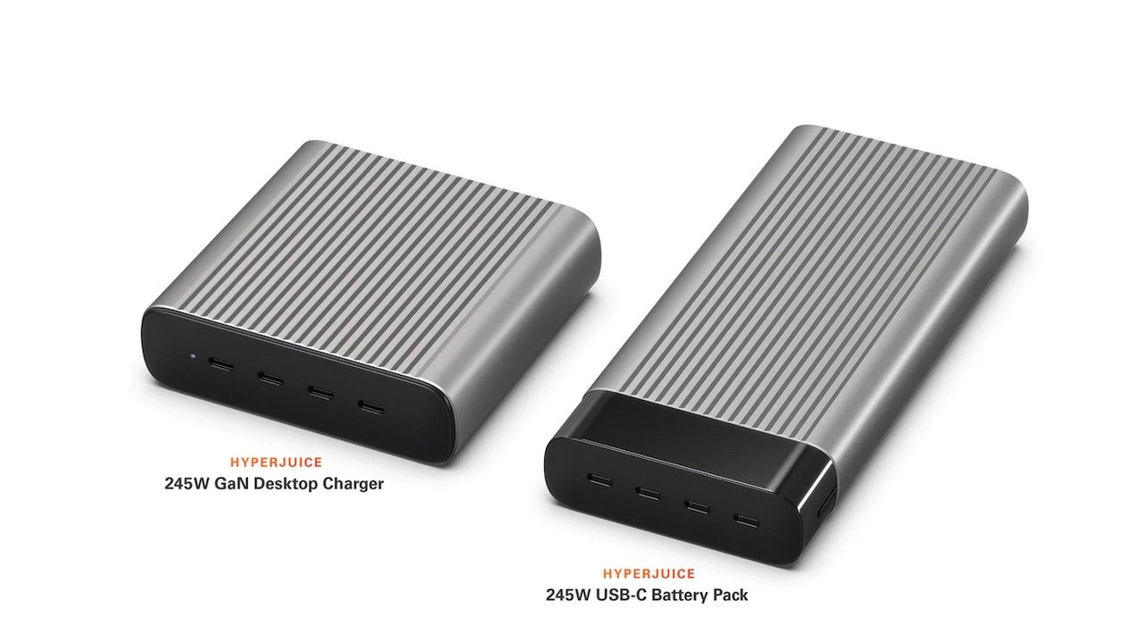 Hyper announces 'world's first' 245W GaN charger, portable battery pack | AppleInsider