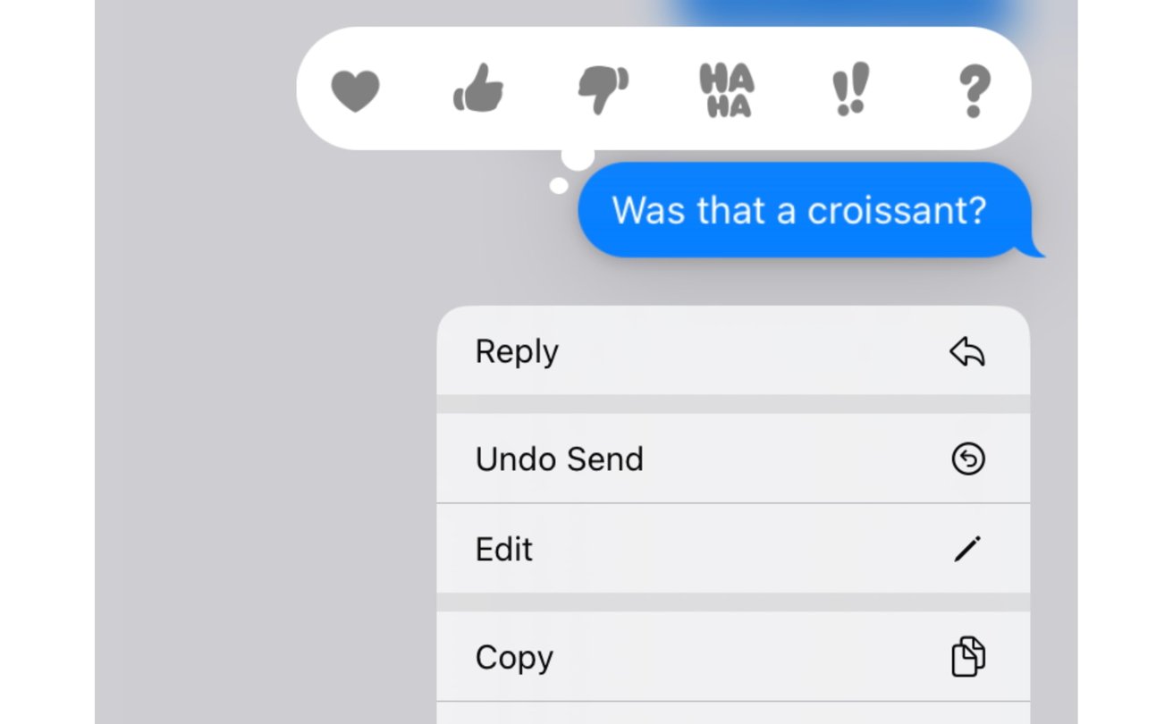 Undo Send and Edit are two potential relationship-saving additions to Messages. 