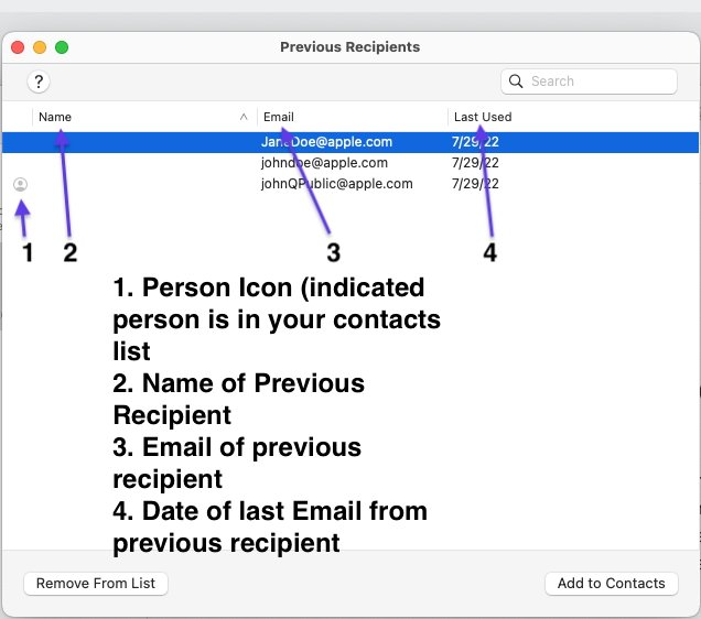 Tips on how to clear up Apple Mail earlier recipients in MacOS Monterey