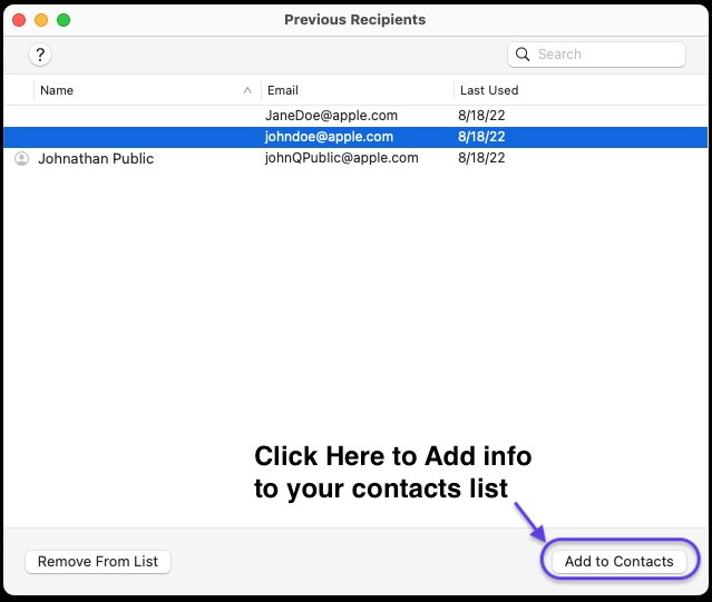 Tips on how to clear up Apple Mail earlier recipients in MacOS Monterey