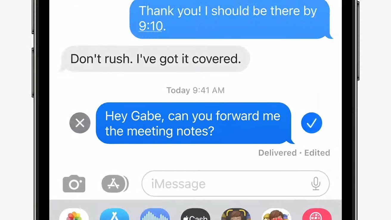 Apple has also added the ability to unsend or edit messages in iMessage.