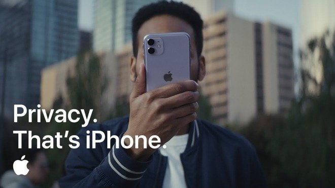 Apple has used its own ads and commercials to highlight privacy features.