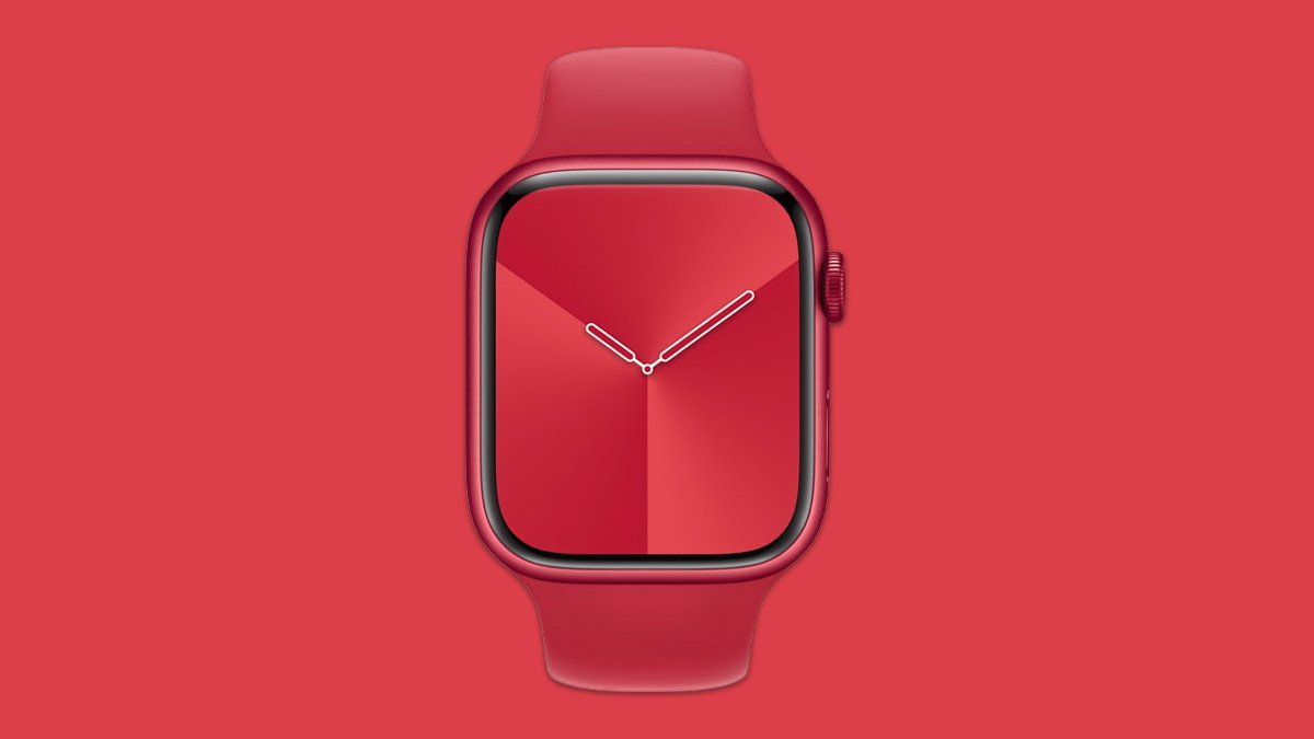 red iphone watch