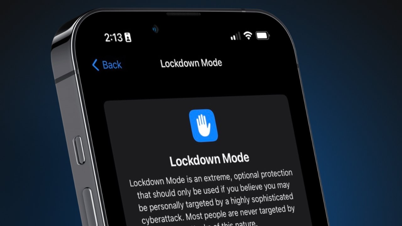 Hopefully you won't ever need to use Lockdown Mode.