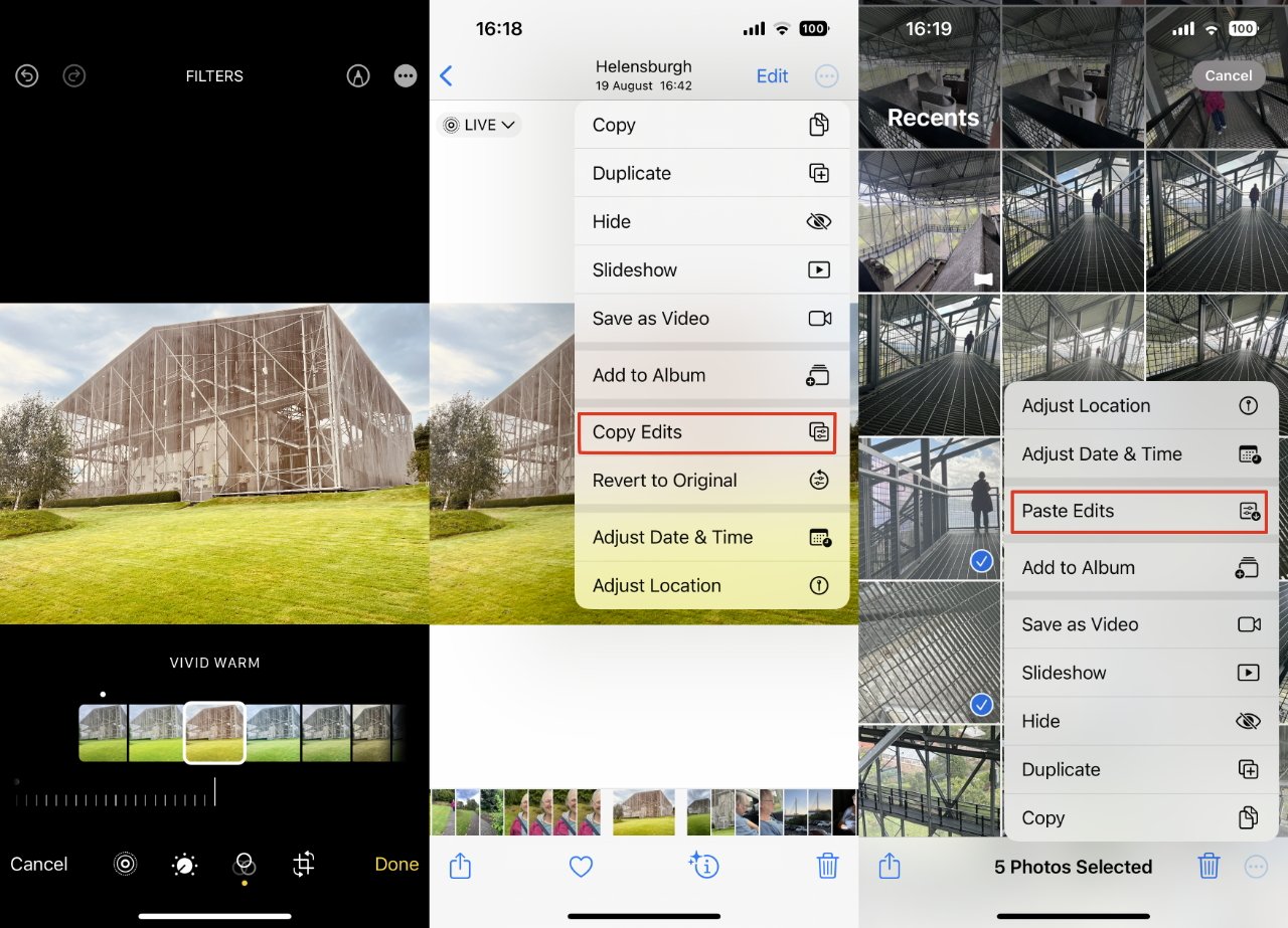 Batch editing photographs is handy if you have a lot taken of the same object or location.