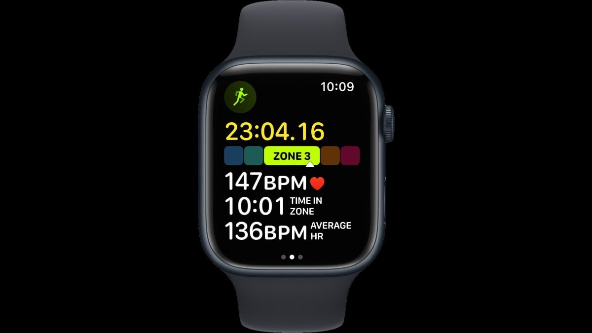 New Heart Rate zones in watchOS 9 Workout