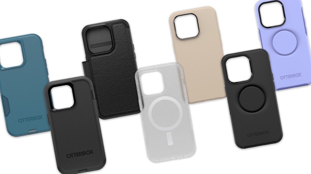 OtterBox cases from the Figura and Lumen series for iPhone 14