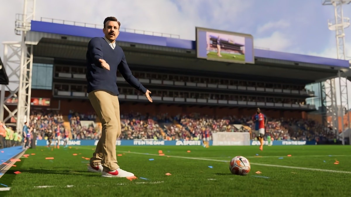 Ted Lasso in FIFA 23. Credit: Electronic Arts