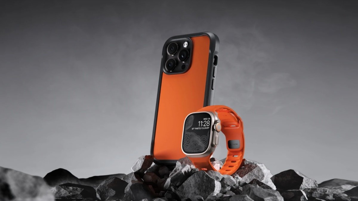 photo of Nomad releases Ultra Orange Apple Watch band & iPhone 14 Pro case image