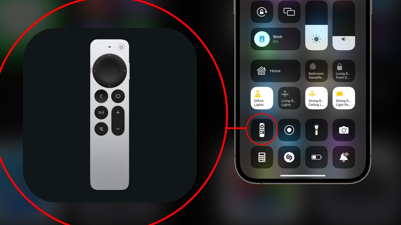 iOS 16 で iPhone を Apple TV のリモコンとして使用する方法