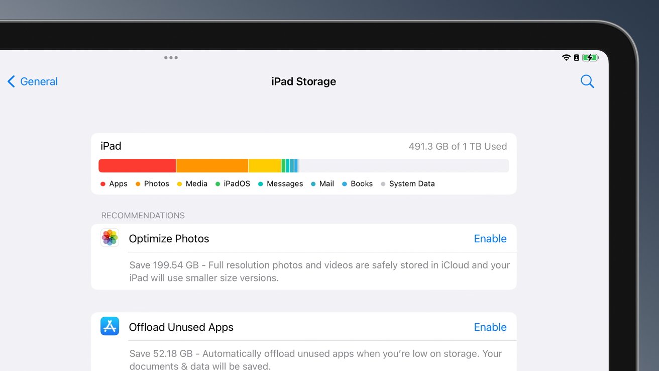M1 equipped iPads with plenty of storage get access to Virtual Memory Swap