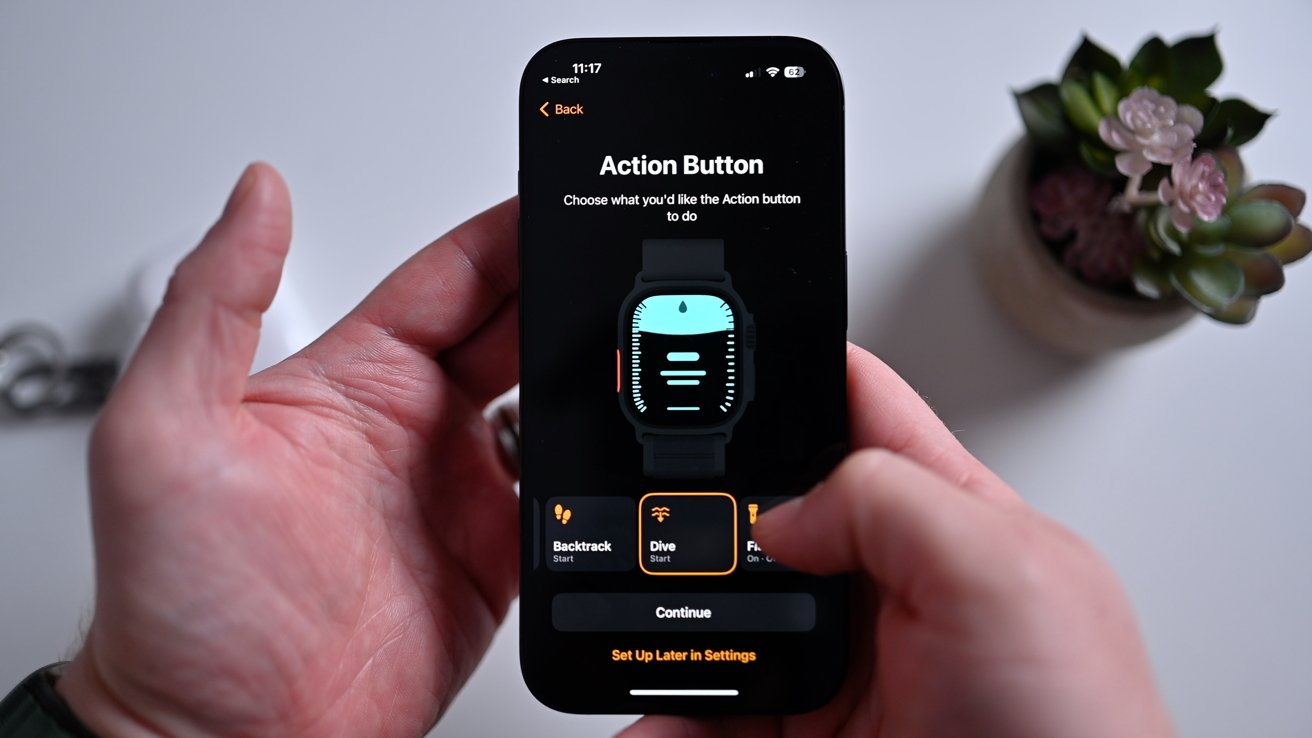 Setting up the Action Button