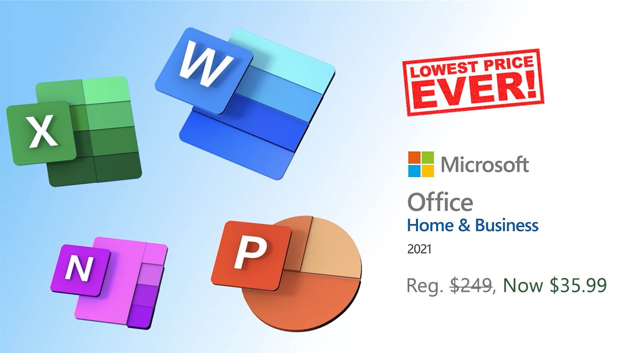 Lowest price ever: Microsoft Office for Mac Home & Business 2021 drops to $35.99