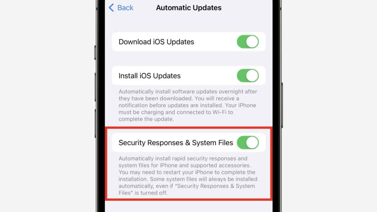 iOS 16 Rapid Security Response