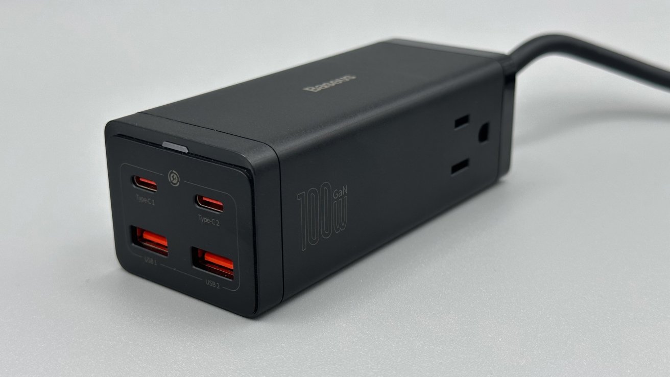 Baseus 100W Chargeur USB C, 4 Ports Power Delivery