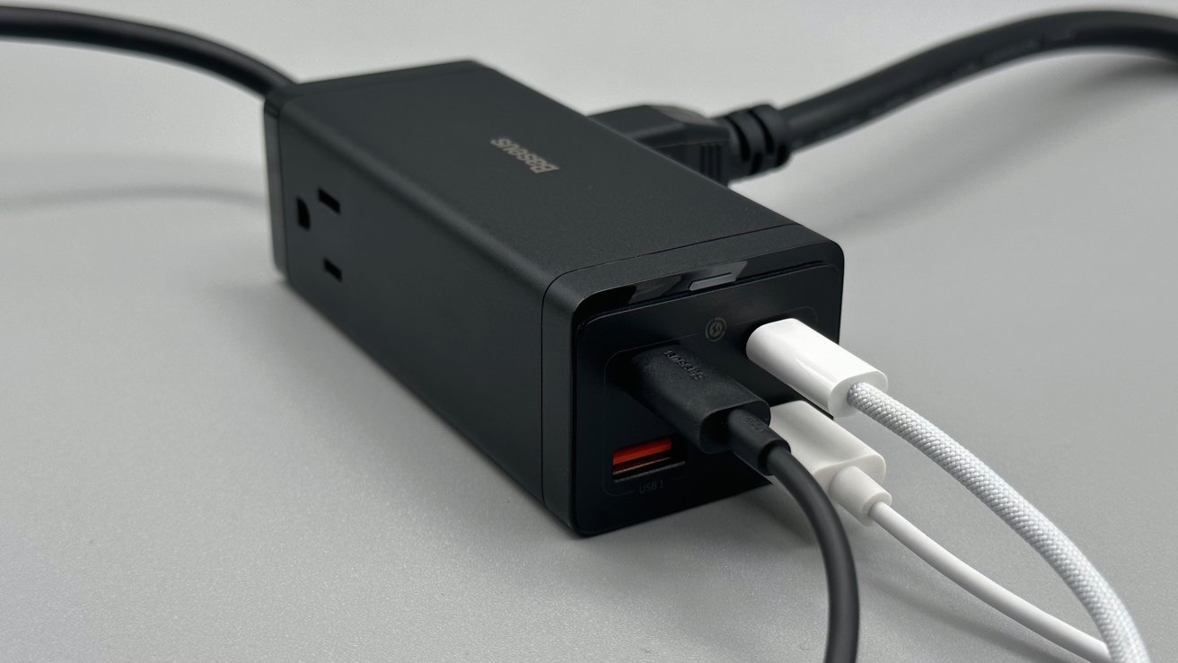 Get up to 100W of output from the USB ports with two 120V AC outlets to spare
