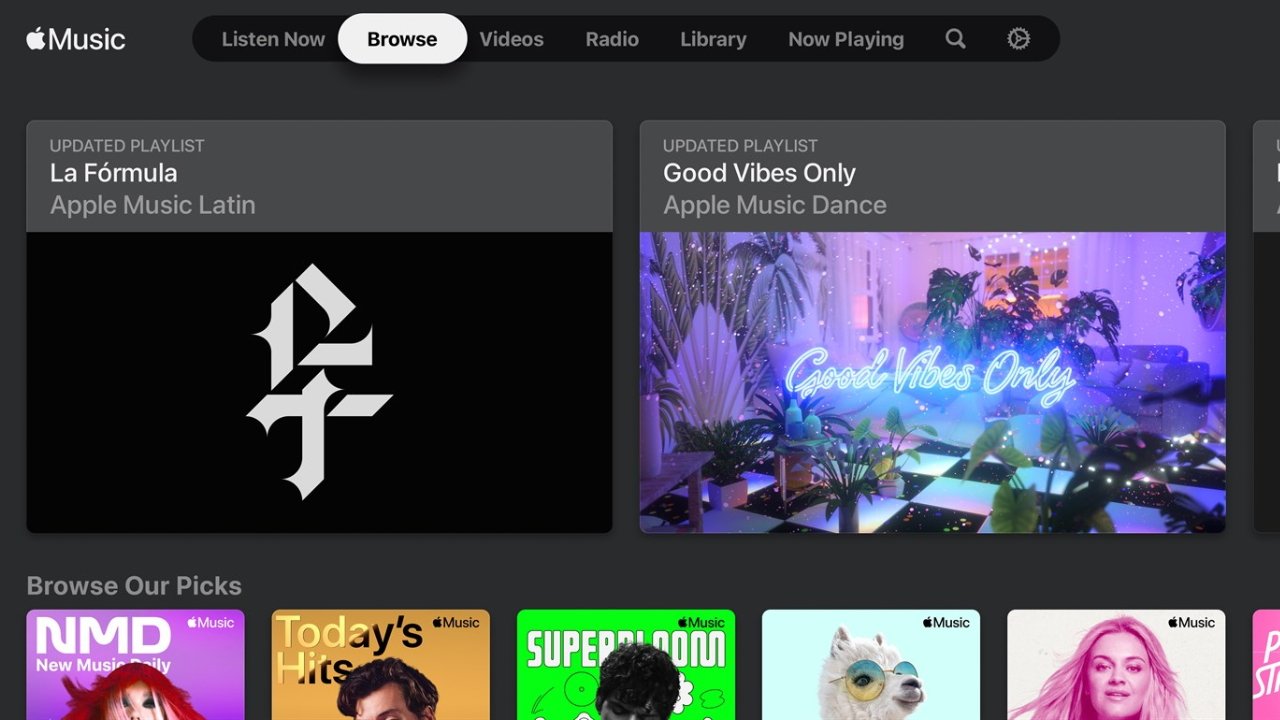 Apple Music on Xbox. Source: Microsoft