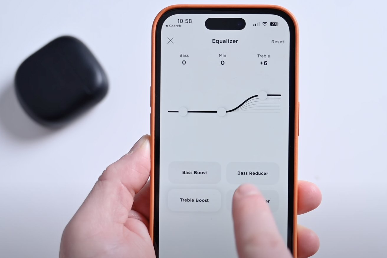 The Bose companion app lets you refine the EQ.