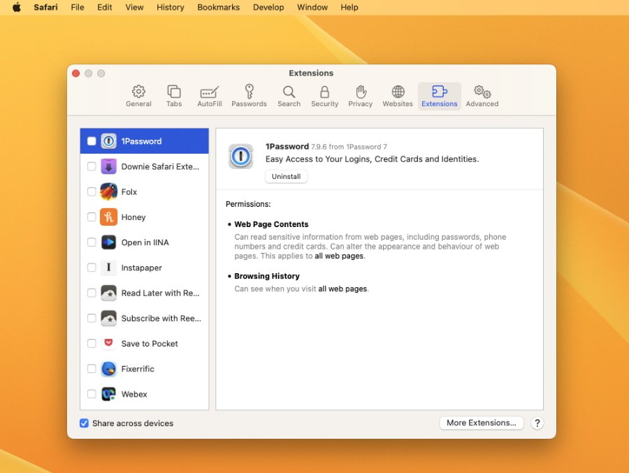 How to Download, Manage and Sync Safari Browser Extensions in macOS Ventura