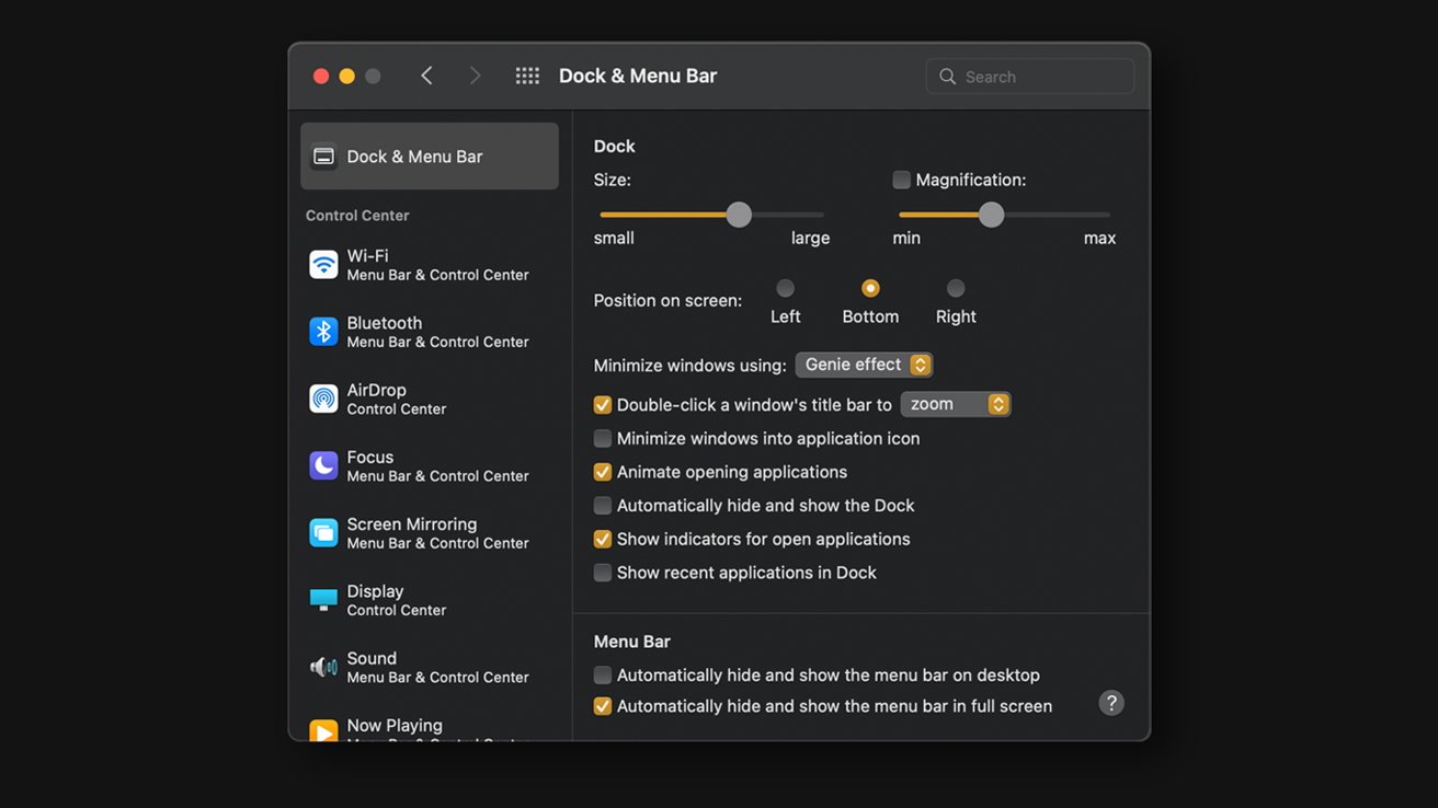 How to make apps stay in the Dock on Mac